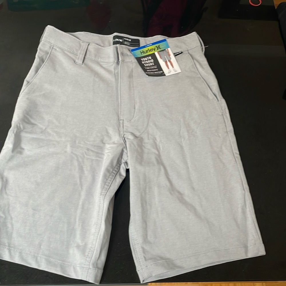 Hurley youth hybrid grey shorts New w tag